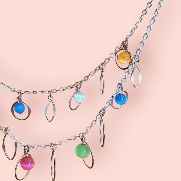 Lia Sophia Double strand necklace - Picture 4 of 5